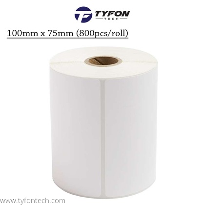 Blank Barcode Label Sticker 100mm x 75mm (800pcs/roll)