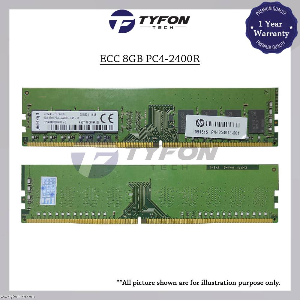 Mix Branded 8GB PC4-2400R 1RX8 DDR4 19200MHz ECC Registered Server