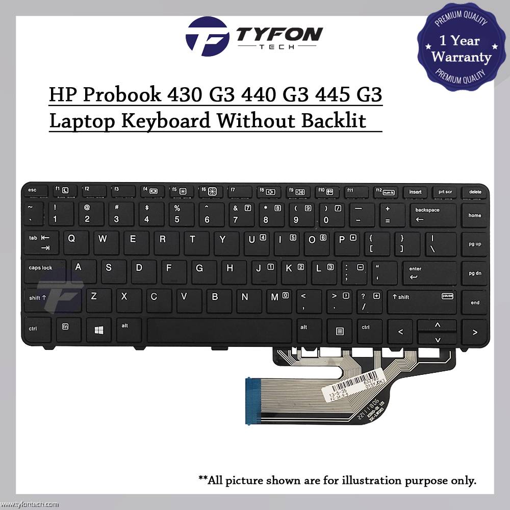Backlit Tastatur QWERTZ GER Deutsch HP Für ProBook 430 440 445