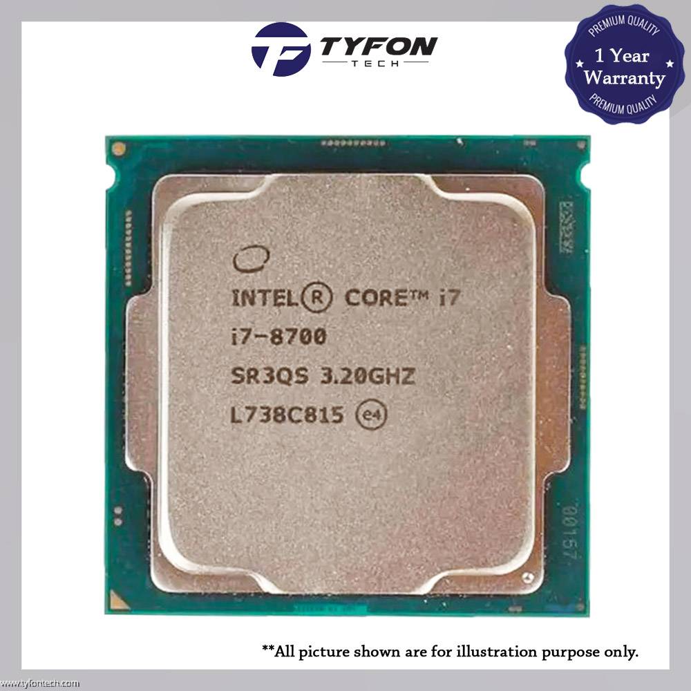 Intel Core i7-8700 Desktop Processor (12M Cache, up to 3.20 GHz