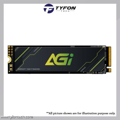 AGI 1TB PCIe NVMe M.2 2280 Gen 4x4 Solid State Drive SSD