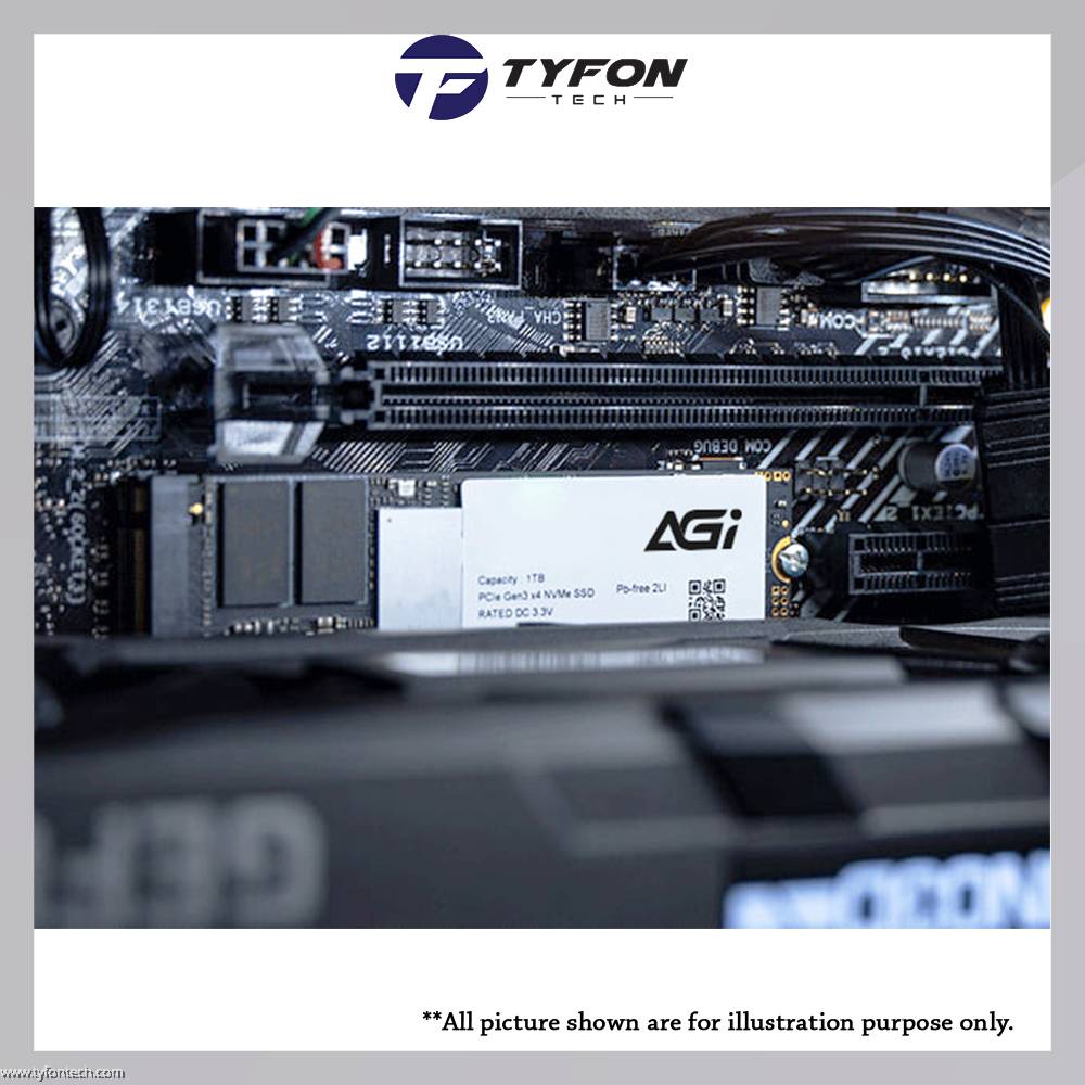 AGI 2TB PCIe NVMe M.2 2280 Gen 4x4 Solid State Drive SSD