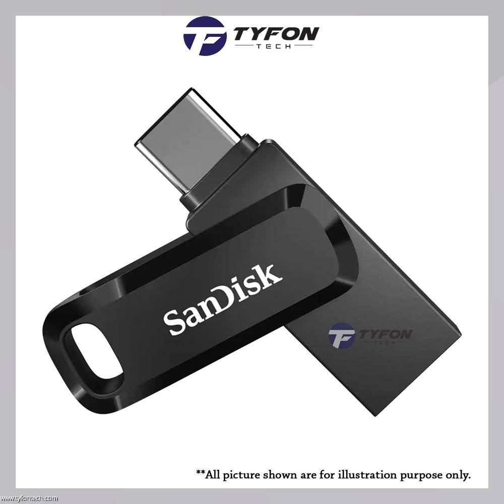SanDisk Ultra Dual Drive Go USB Type-C Flash Drive - 32GB, 64GB, 128GB Options, Dual USB-C & USB-A 8 thumbnail image