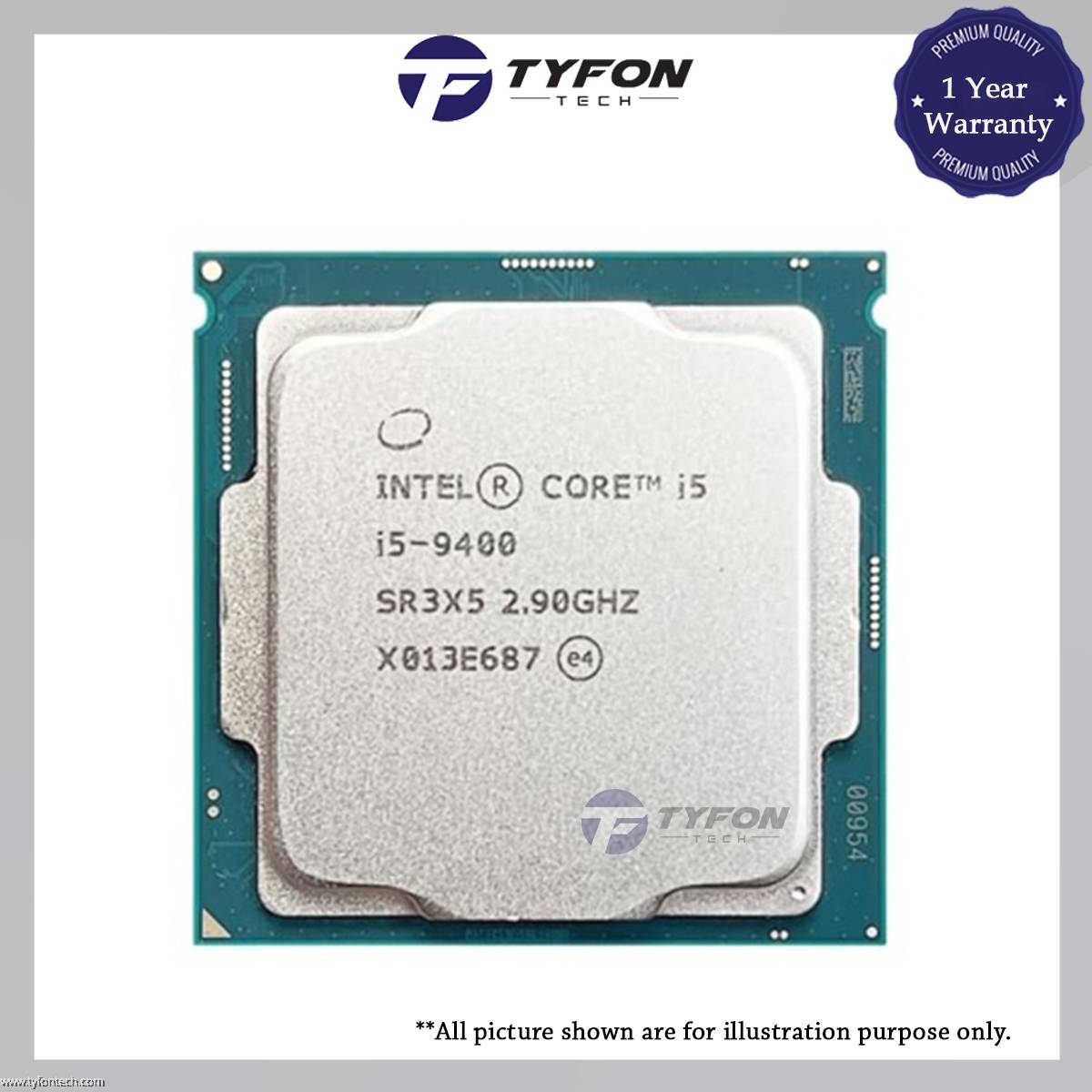 Intel Core i5-9400 Desktop Processor (9M Cache, up to 2.90 GHz