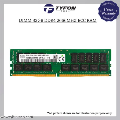 SK Hynix 32GB PC4-2666V 2RX4 DDR4 2666MHz ECC Registered Server