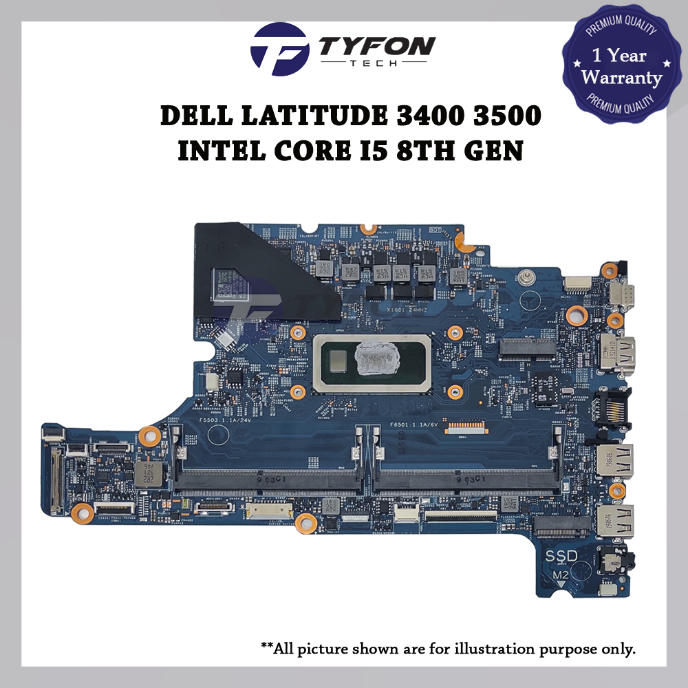 Dell Latitude 3400 3500 i5 8th Gen Laptop Motherboard 0K3FRD